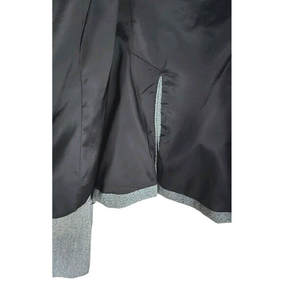 Express Blazer Women's 6 Gray One Button Front Lined Stretch Career - Picture 4 of 7